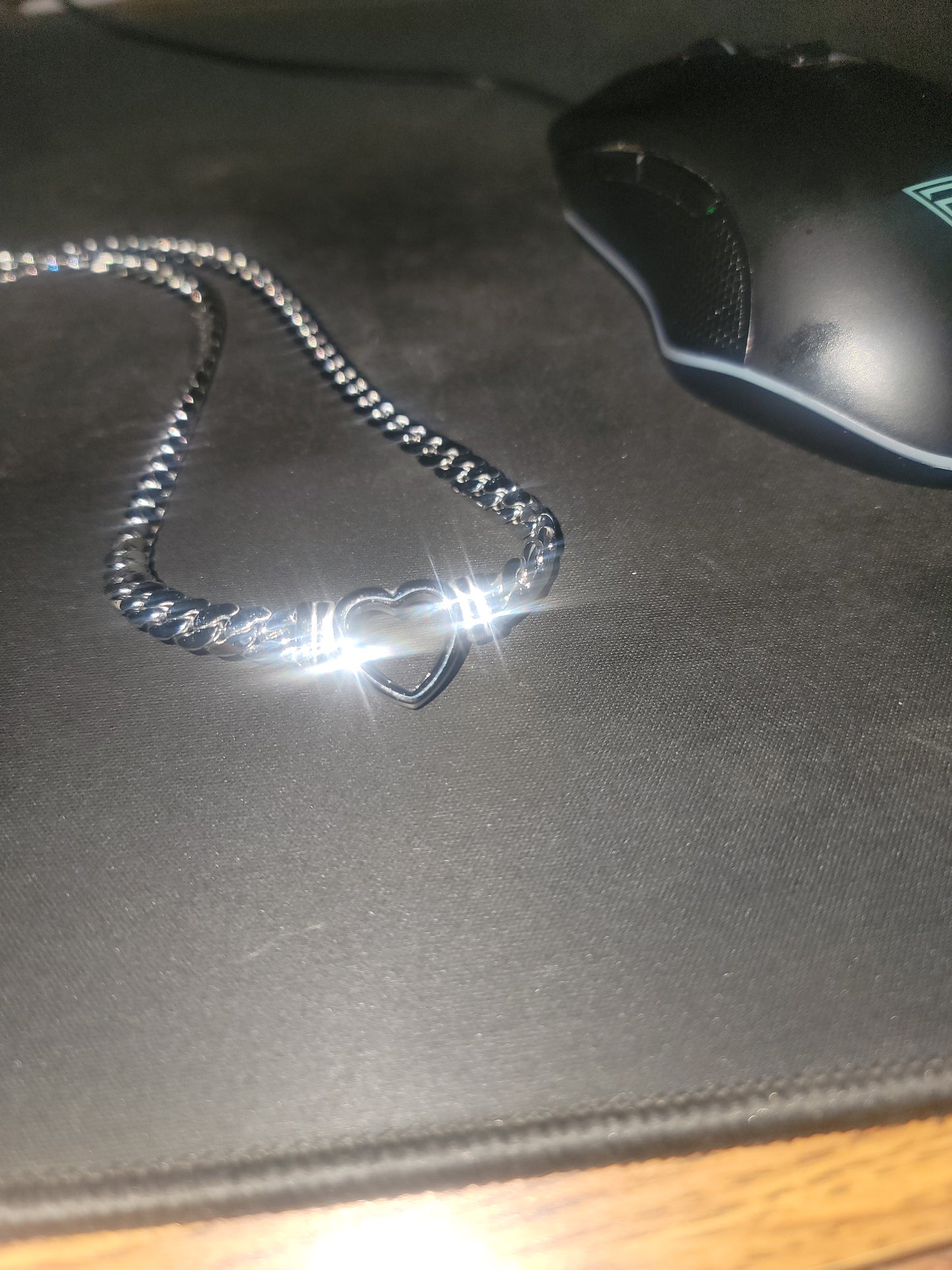 Lockd in Lovergirl Choker Chain