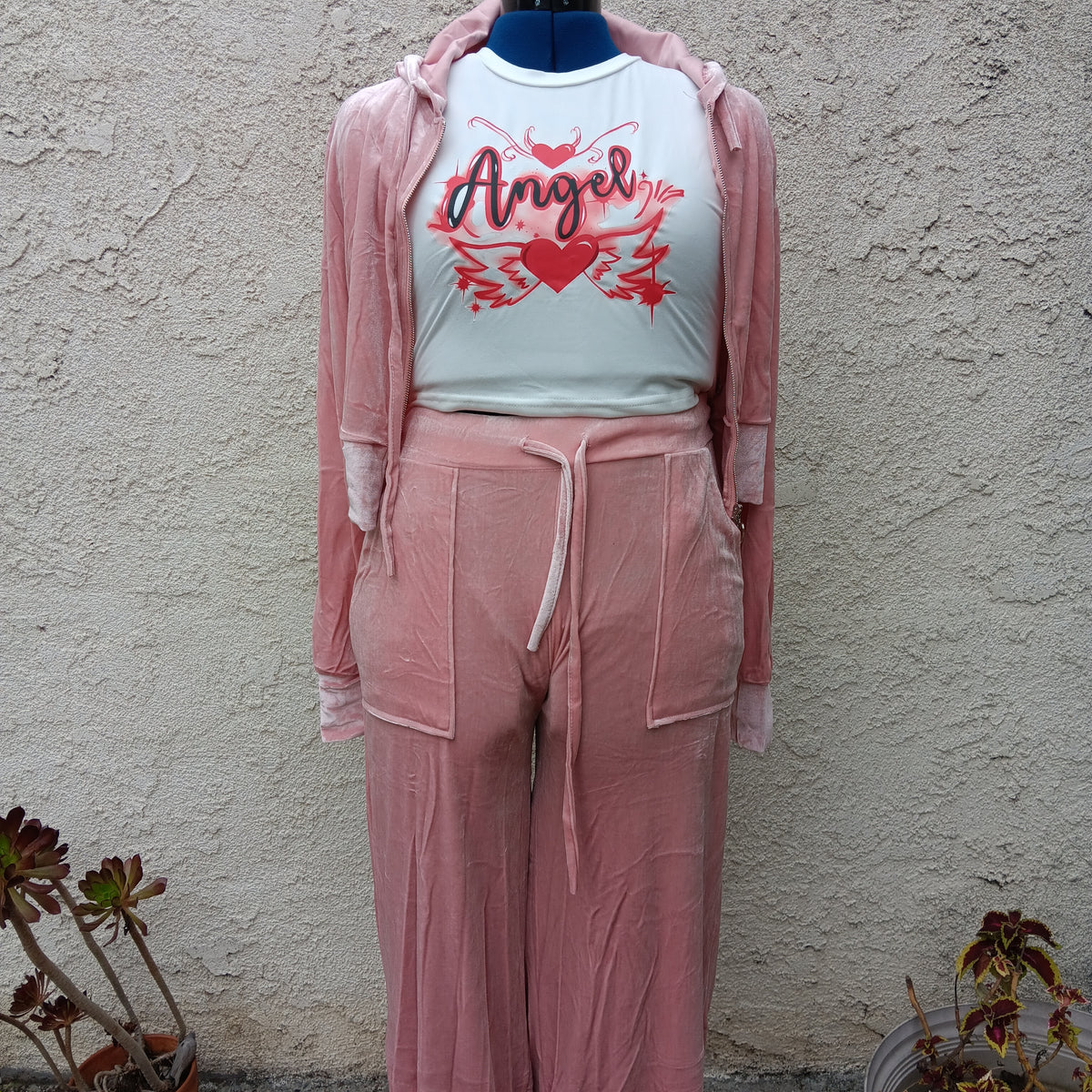 Blossom Luxurious Velour 2 Piece Tracksuit