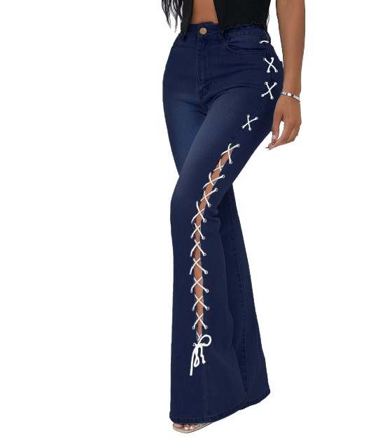 CaliGirl Laced flare jeans