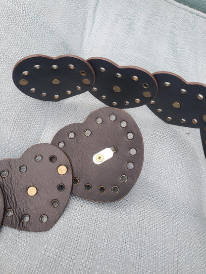 Heart Shaped Buckle Wild West Waist Belt