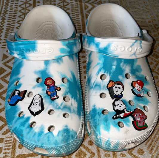Halloween croc jibbitz | Horror | charms | chucky | clown | michael Myers | Freddy Krueger |shoe charms