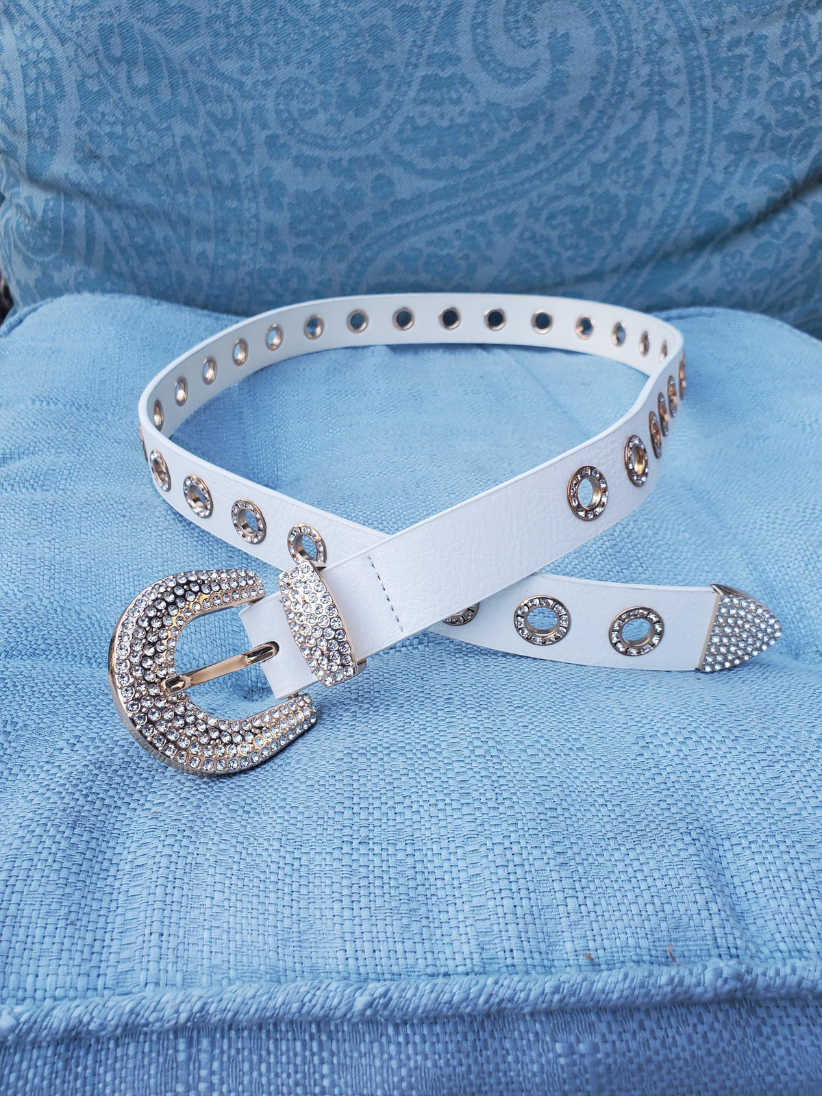 Dark Romance Winged Heart Statement Buckle |Studded Belt