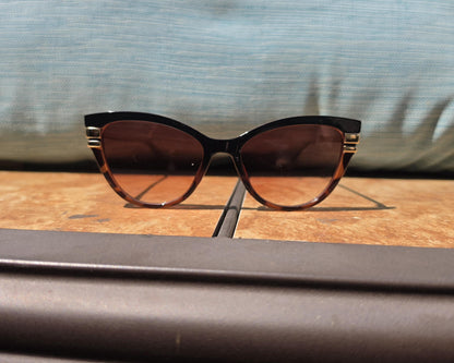 Be Careful Vintage Cat Eye Sunglasses