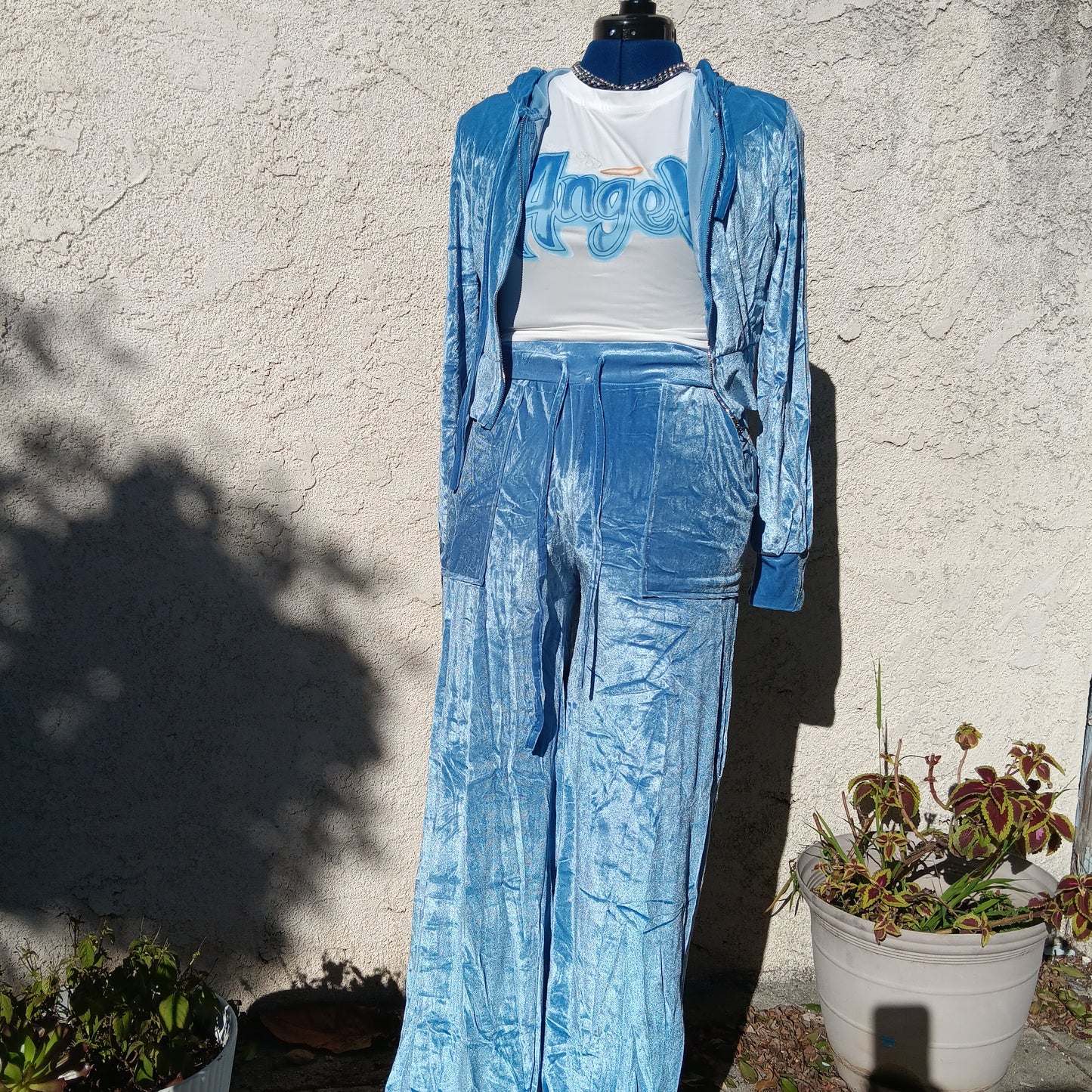 Blossom Luxurious Velour 2 Piece Tracksuit