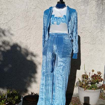Blossom Luxurious Velour 2 Piece Tracksuit