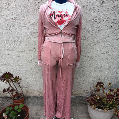 Blossom Luxurious Velour 2 Piece Tracksuit
