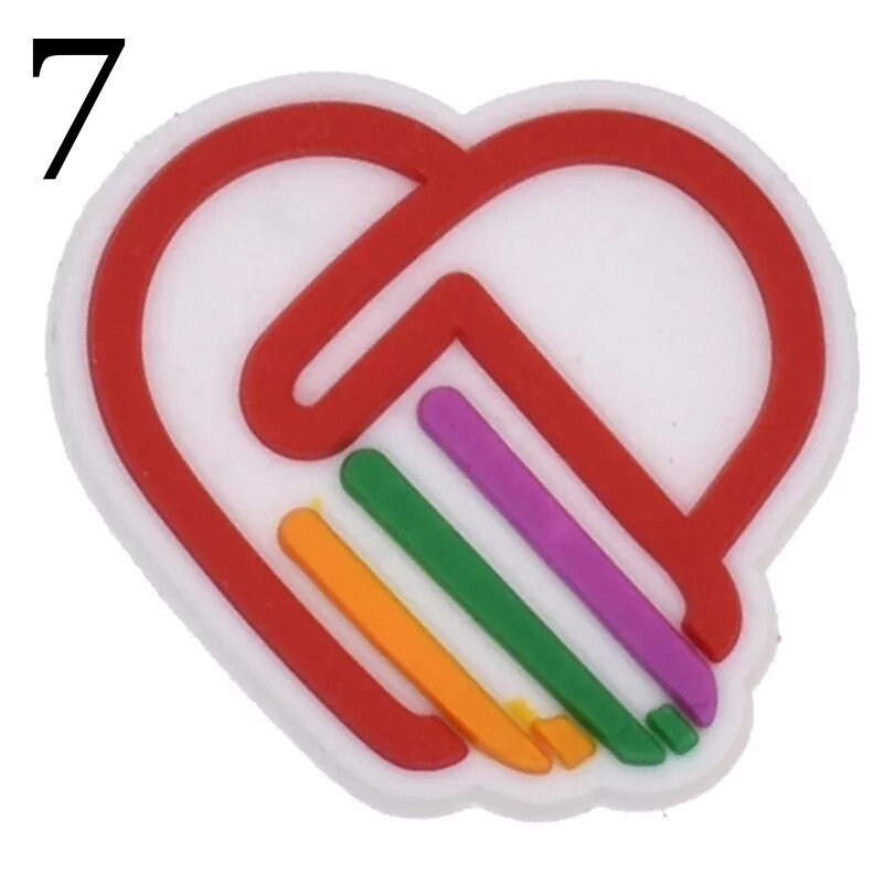 LGBTQ pride croc charms | Jibbitz | croc charms | love is love | pride