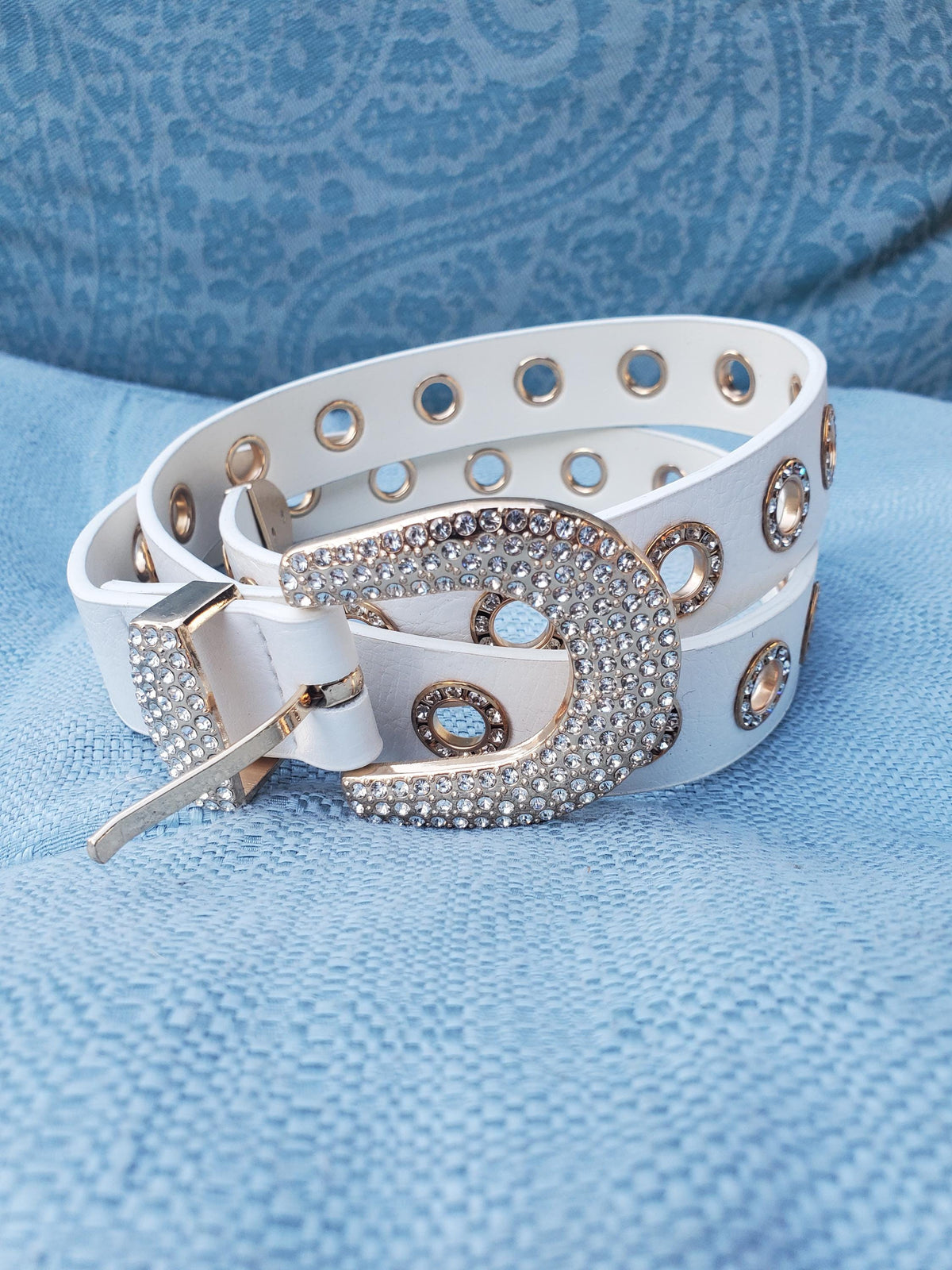 Dark Romance Winged Heart Statement Buckle |Studded Belt