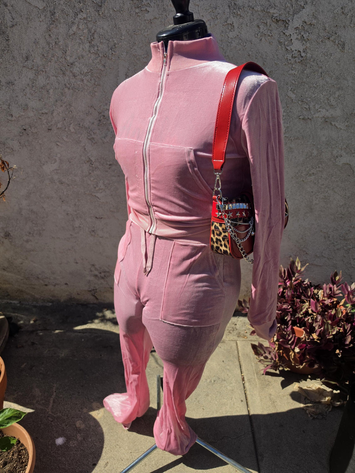 The Tryouts Velour Jogger Set | Y2K Fashion | PINK