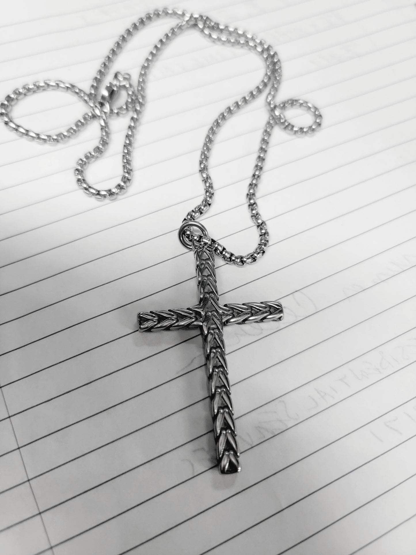 Retro Cross Pendant Necklace