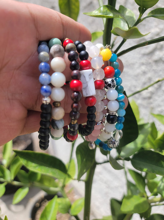 2pc/sets Natural stone bracelet